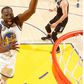 The Kings had a chance to win it but Harrison Barnes missed a late three-point shot as the Warriors held on to even the series.