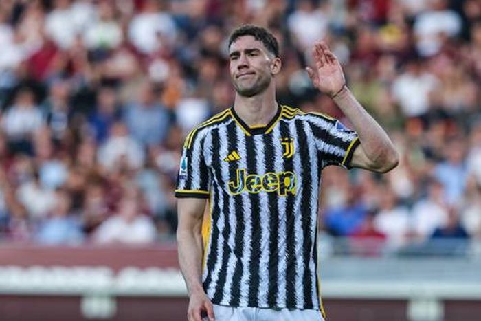 Juventus striker Dusan Vlahovic