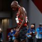 Timothy Cheruiyot reacts after fizzling out at Kip Keino Classic