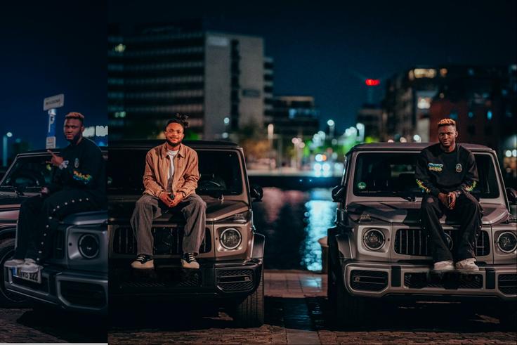 See how Super Eagles of Nigeria stars Victor Boniface and Chidera Ejuke posed with their expensive cars.