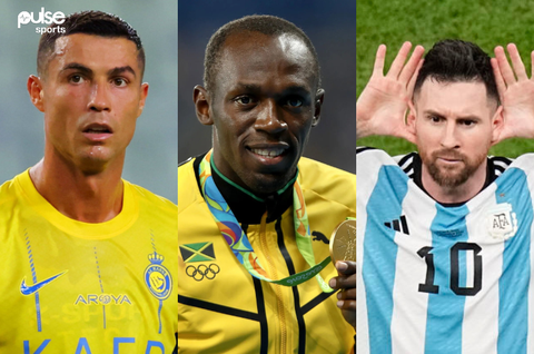Ronaldo or Messi? Usain Bolt features Pele and Maradona in his top 3 football GOAT's