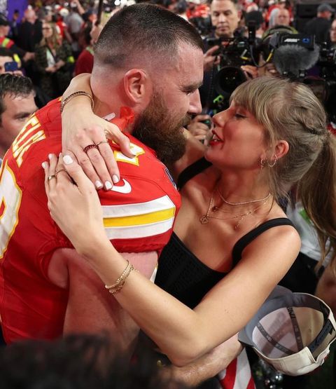 Taylor Swift and Travis Kelce