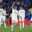 April 23, 2025, Getafe, Madrid, SPAIN: Arda Guler of Real Madrid celebrates a goal during the Spanish League, LaLiga EA Sports, football match played between Getafe CF and Real Madrid || Image credit: Imago