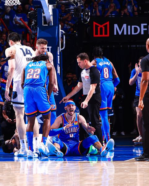 In Game 2 of the NBA Playoffs, the Thunder beat the Grizzlies, the Lakers beat the Timberwolves, and the Pacers outlasted the Bucks at home.