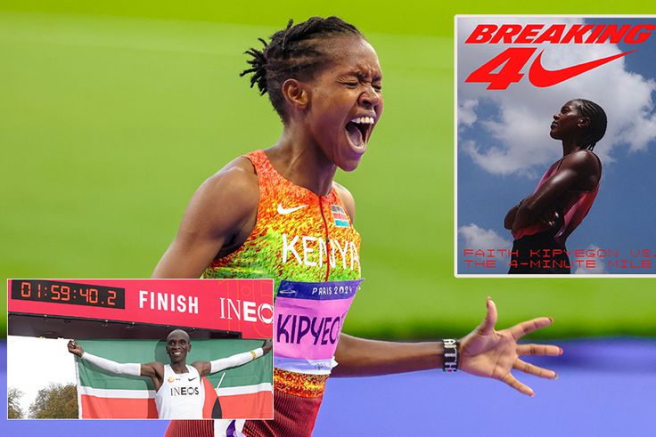 Eliud Kipchoge Backs Faith Kipyegon as She Targets to  Become First Woman To Complete Sub-Four Minute Mile Race