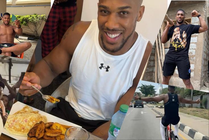 Anthony Joshua has thanked Nigeria for the energy and kindness shown as he departs to prepare for his next fight.