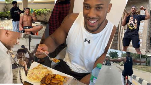Anthony Joshua says thank you to Nigeria: Boxer celebrates kindness, departs for next fight