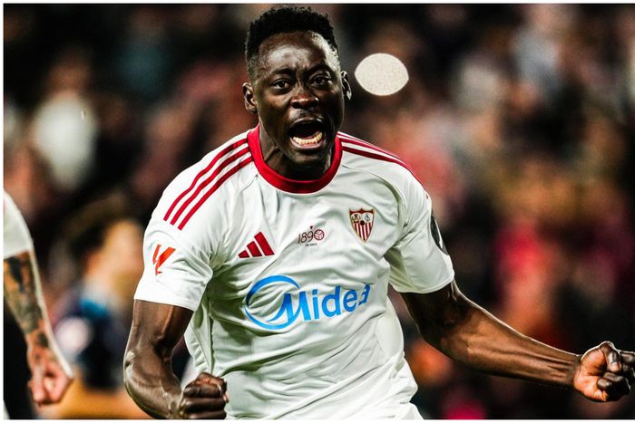 Akor Adams has contributed 11 goals this season for Sevilla.