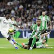 Real Betis vs Real Madrid in La Liga action
