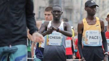 Shadrack Chesir's results at the Poznan Half Marathon struck out after failing 'dope test'