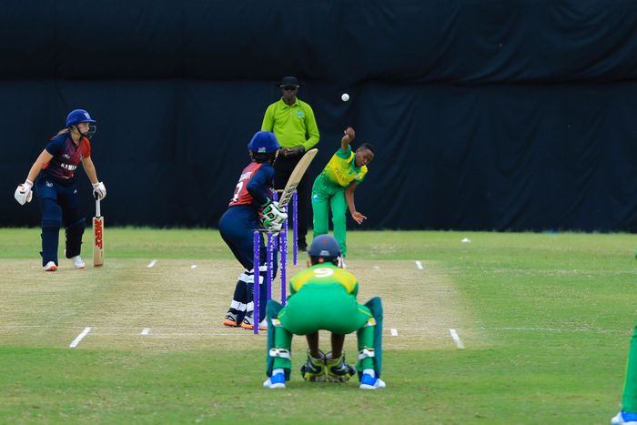 Cricket players in action at a past event