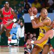 LeBron James (L), Michael Jordan (C) and Kareem Abdul-Jabbar (L)