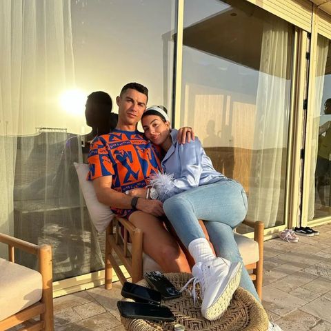 Georgina Rodriguez and Cristiano Ronaldo