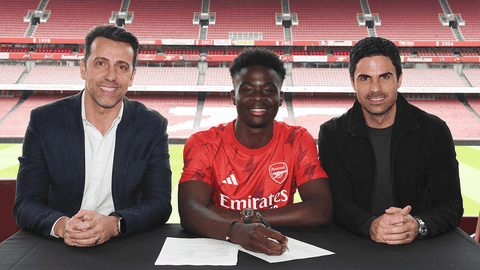 Bukayo Saka pens new long-term contract at Arsenal