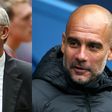 Manchester City manager Pep Guardiola and former Manchester United boss Sir Alex Ferguson