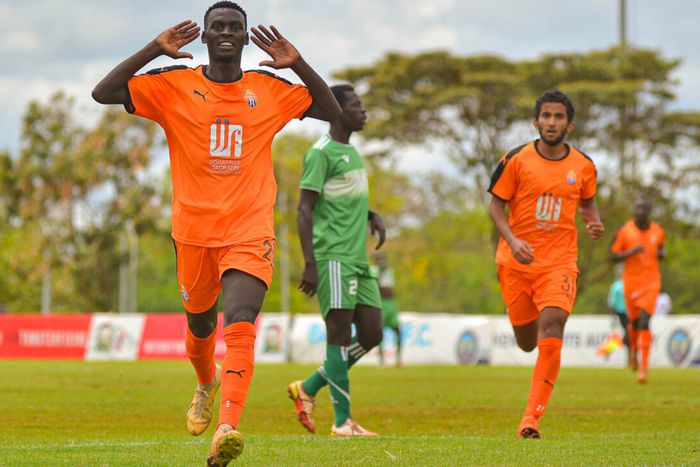 Nairobi City Stars striker Kelvin Etemesi.