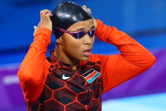 Emily Muteti during the 2022 Commonwealth Games