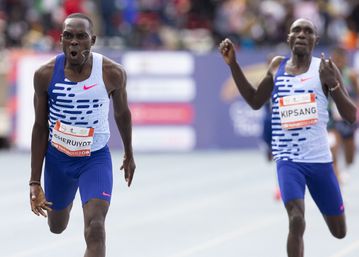 Youngster Cheruiyot fires warning shots to senior athletes after successful transition