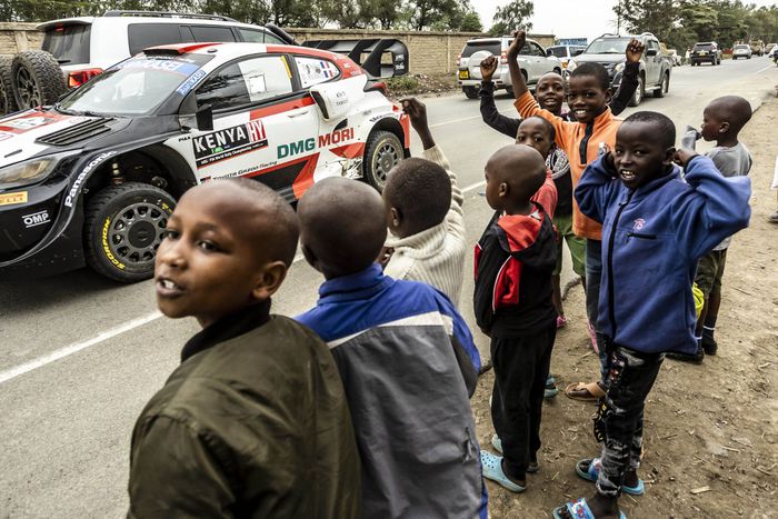RC, Rallye Kenia 01 OGIER Sebastien (fra), VEILLAS Benjamin (fra), Toyota Gazoo Racing WRT, Toyota GR Yaris Rally 1, action during the Safari Rally Kenya 2022, 6th round of the 2022 WRC, M