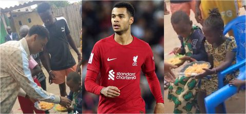 Liverpool star Gakpo gives free food to homeless kids in native country Togo