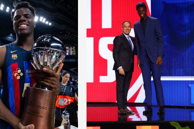 James Nnaji was selected by NBA legend Michael Jordan, who is the outgoing owner of the Charlotte Hornets