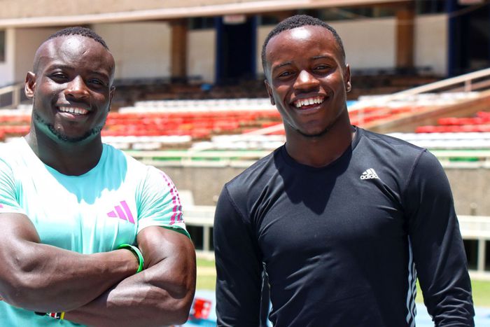 Isaac Omurwa and Ferdinand Omanyala