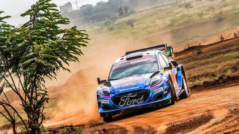 Ott Tanak encounters wildlife obstacles in Loldia stage at WRC Safari Rally [VIDEO]