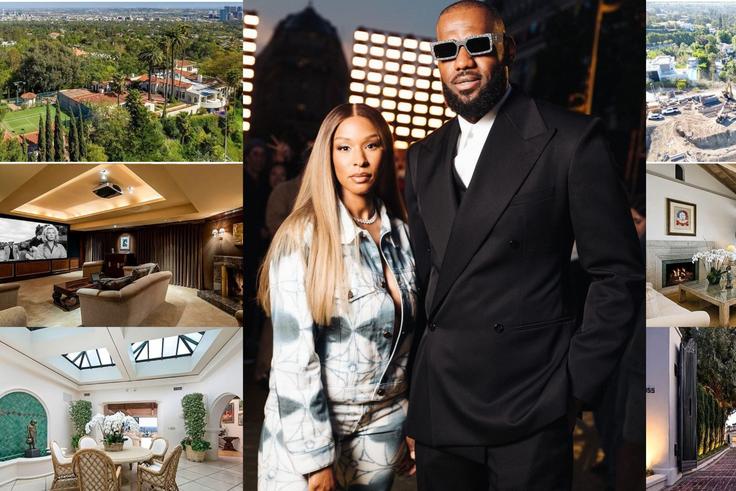 LeBron obviously has bigger plans for the home, as evidenced by the photos that show the renovation in progress.