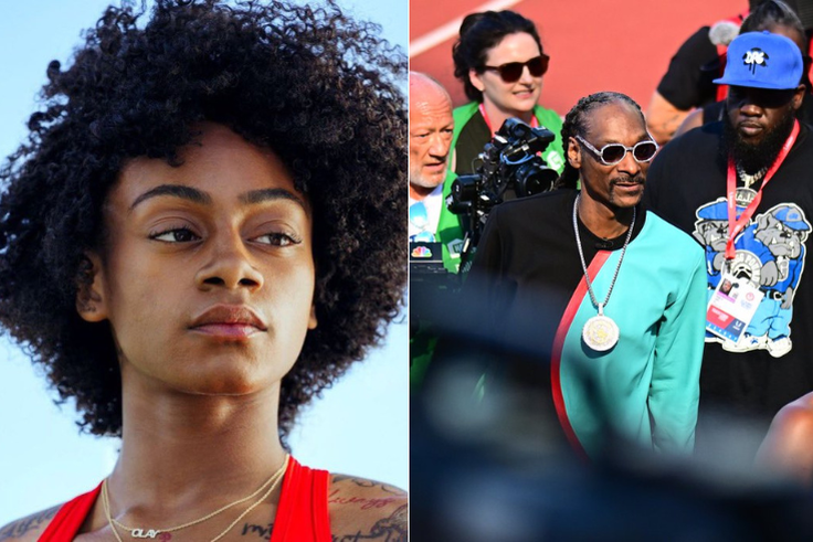 Sha'Carri Richardson gets star-struck meeting Snoop Dogg before her run at the US Olympic Trials