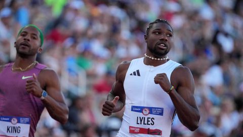 Noah Lyles fields questions on contents of his 'mysterious' suitcase that goes wherever he goes