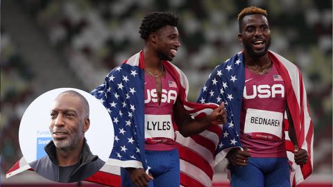 Kenny Bednarek, Noah Lyles react to Michael Johnson's newly-launched Grand Slam Track League