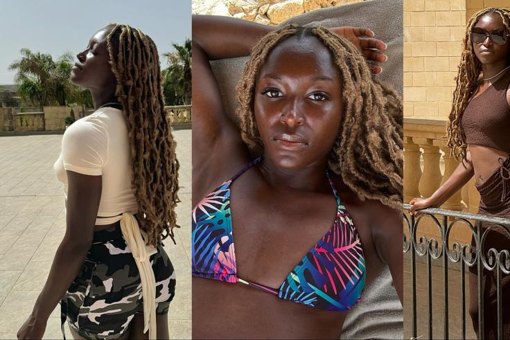 Super Falcons of Nigeria star Rinsola Babajide shows off style in Malta on vacation.