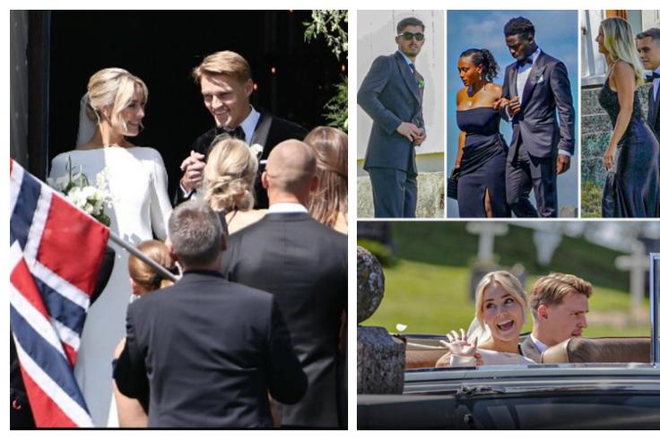 Arsenal captain Odegaard marries partner