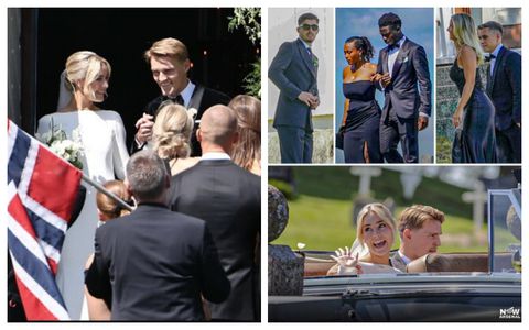 Arsenal captain Odegaard marries partner in Oslo with teammates in attendance
