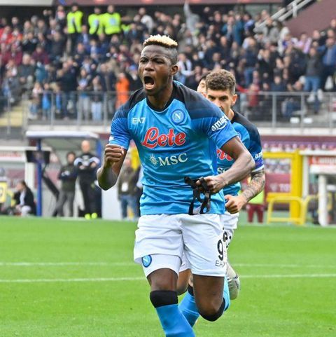 Napoli goal-machine Victor Osimhen scored an outrageous goal in training