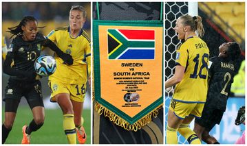 South Africa thank fans for waking to watch heartbreaking FIFAWWC defeat to Sweden
