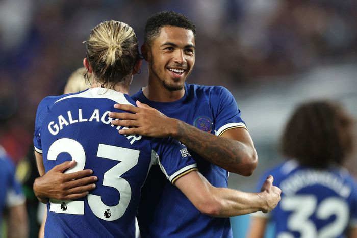 Levi Colwill in action for Chelsea