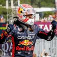 Verstappen touches seventh heaven