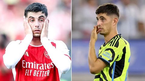 Bad Market! Arsenal fans give up on Havertz after poor performance against Man United