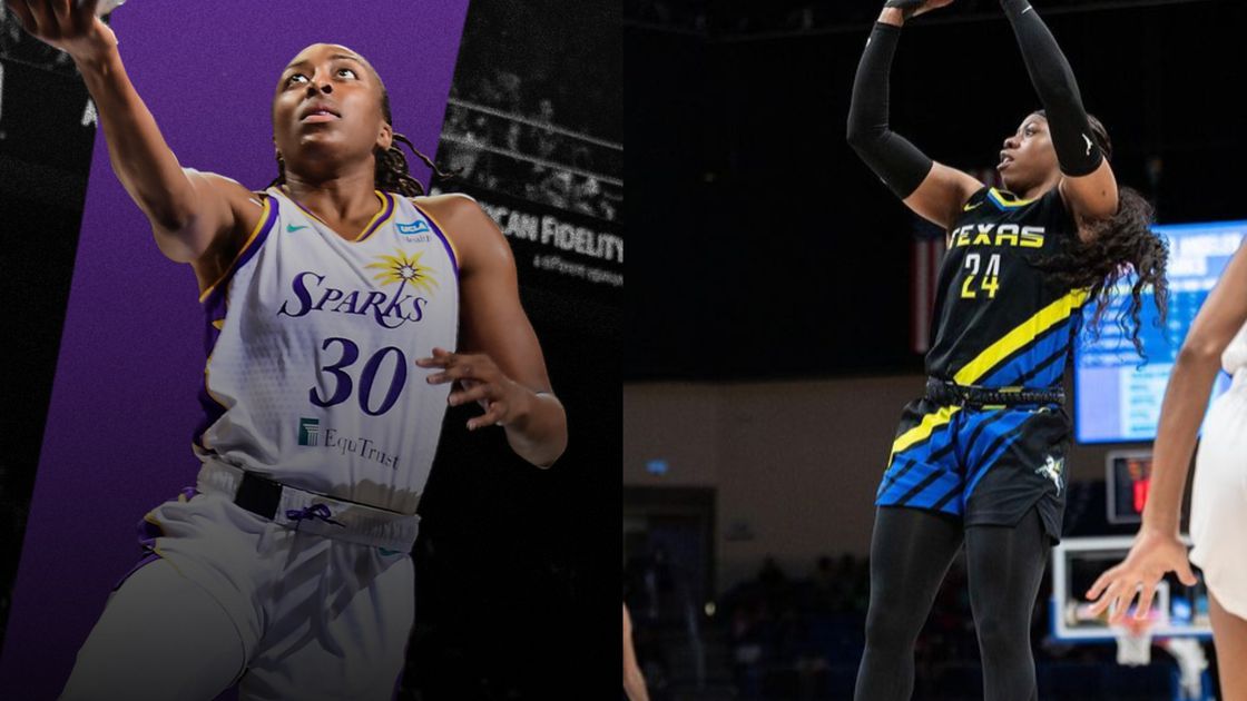 Nike Women's Nneka Ogwumike Black Los Angeles Sparks Victory