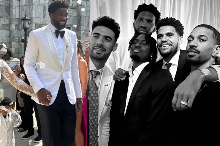 On Saturday, Embiid married his longtime partner, Sports Illustrated model Anna de Paula.
