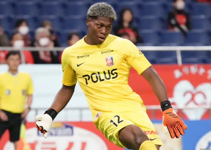 Urawa Reds goalkeeper Zion Suzuki, a Manchester United's target.