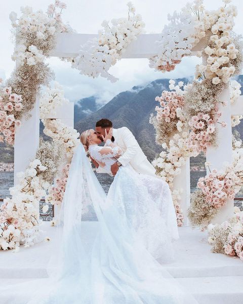 Riyad Mahrez and Taylor Ward 3rd wedding