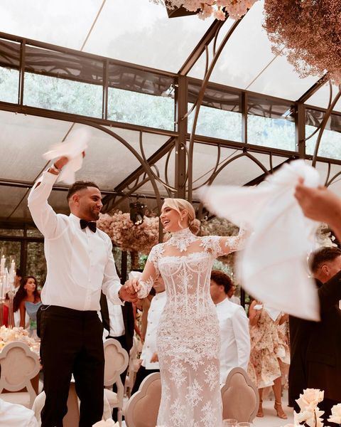 Riyad Mahrez and Taylor Ward 3rd wedding