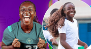 "HOLY GHOST GOAL!!" - Super Falcons' hottest Michelle Alozie describes her 60-yard golazo against South Africa