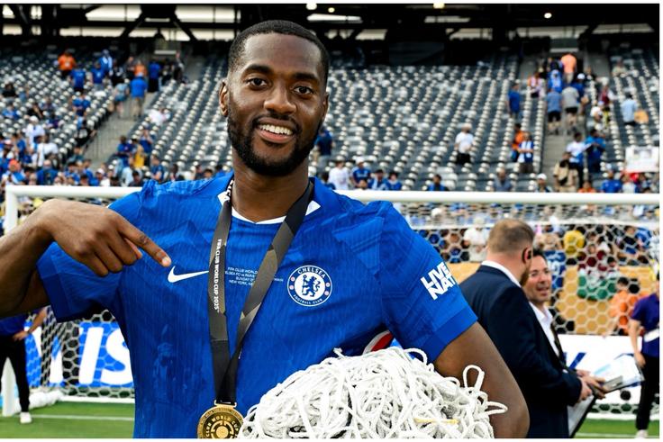 Tosin Adarabioyo of Chelsea visits Nigeria.