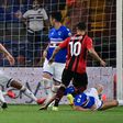 Diaz gets Milan off the mark at Sampdoria