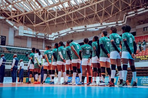 Nigeria suffer defeat in the quarterfinal clash at African Volleyball Championship