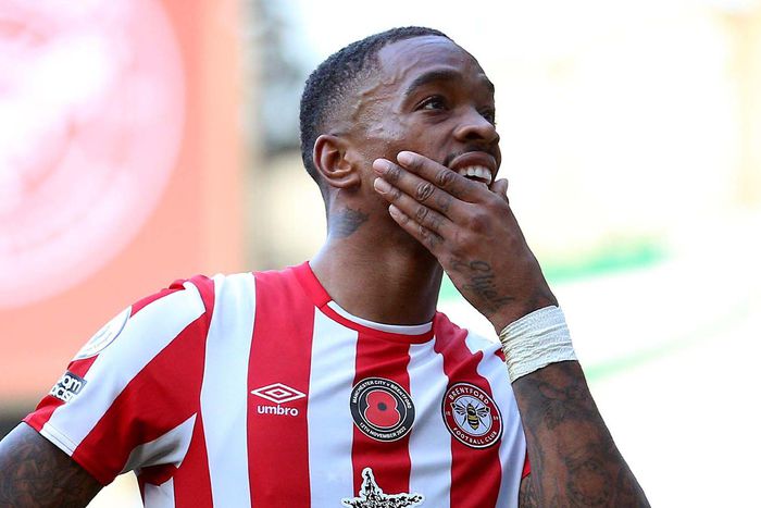 Brentford striker Ivan Toney