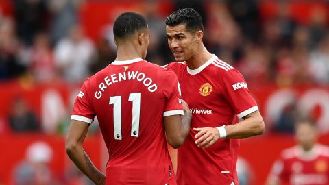 Mason Greenwood and Cristiano Ronaldo played together at Manchester United in 2021 | Image Credit: GOAL